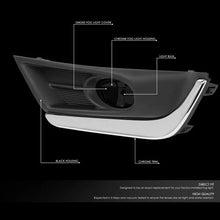 Load image into Gallery viewer, DNA Fog Lights for Honda CRV (2017-2018) with Switch and Wiring Harness - Amber / Clear / Smoke Lens - Chrome / Amber Alternate Image