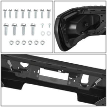 Load image into Gallery viewer, DNA Rear Step Bumper for Chevy Silverado &amp; GMC Sierra 1500 (2019-2023) with License Plate Lights - Black or Chrome Alternate Image