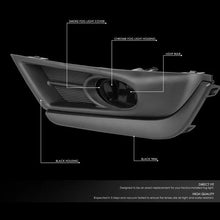 Load image into Gallery viewer, DNA Fog Lights for Honda CRV (2017-2018) with Switch and Wiring Harness - Amber / Clear / Smoke Lens - Chrome / Amber Alternate Image