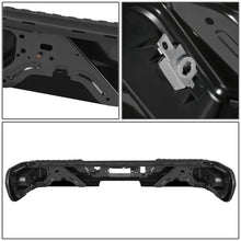 Load image into Gallery viewer, DNA Rear Step Bumper for Chevy Silverado &amp; GMC Sierra 1500 (2019-2023) with License Plate Lights - Black or Chrome Alternate Image