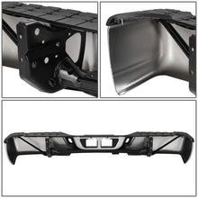 Load image into Gallery viewer, DNA Rear Step Bumper for Toyota Tundra (2007-2013) with or without Parking Sensor Holes - Chrome or Black - without Sensor Hole / Matte Black Alternate Image