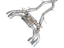 Load image into Gallery viewer, AWE Exhaust for Cadillac CT5-V Blackwing 6.2 Sedan (2022-2026) SwitchPath Catback with 4.5” Silver or Black Slash-Cut Tips - Chrome Silver Tips Alternate Image