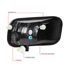 Load image into Gallery viewer, DNA Fog Lights for Dodge Ram (2009-2010) RAM 1500 2500 3500 (2011-2012) with Switch and Wiring Harness - Amber / Clear / Smoke Lens FL-ZTL-808 - Amber Alternate Image