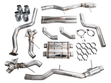 Load image into Gallery viewer, AWE Exhaust for Cadillac CT5-V Blackwing 6.2 Sedan (2022-2026) SwitchPath Catback with 4.5” Silver or Black Slash-Cut Tips - Chrome Silver Tips Alternate Image