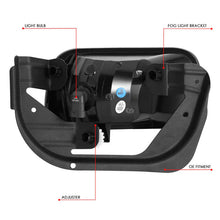 Load image into Gallery viewer, DNA Fog Lights for Dodge Ram 1500 (2009-2010) RAM 1500 (2011-2012) 2500 3500 (2011-2018) with or without Switch &amp; Wiring Harness - Clear &amp; Smoke Lens Alternate Image