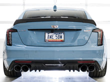 Load image into Gallery viewer, AWE Exhaust for Cadillac CT5-V Blackwing 6.2 Sedan (2022-2026) SwitchPath Catback with 4.5” Silver or Black Slash-Cut Tips - Chrome Silver Tips Alternate Image