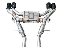 Load image into Gallery viewer, AWE Exhaust for Cadillac CT5-V Blackwing 6.2 Sedan (2022-2026) SwitchPath Catback with 4.5” Silver or Black Slash-Cut Tips - Chrome Silver Tips Alternate Image