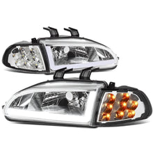 Load image into Gallery viewer, DNA Headlights Honda Civic Coupe / Hatchback (92-95) with LED DRL and Black or Chrome Housing Alternate Image