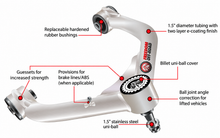 Load image into Gallery viewer, Freedom Offroad Control Arms for GMC Sierra &amp; Chevy Silverado (2001-2010) 1-3 Inch Lift / Front Upper - Standard or Uni-Ball Joint Alternate Image