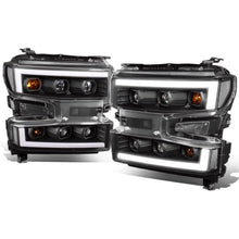 Load image into Gallery viewer, DNA Projector Headlights for Chevy Silverado 1500 (2019-2024) Black or Chrome Housing Alternate Image