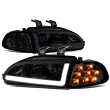 Load image into Gallery viewer, DNA Headlights Honda Civic Coupe / Hatchback (92-95) with LED DRL and Black or Chrome Housing Alternate Image