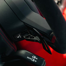 Load image into Gallery viewer, JQ Werks Madtrace Clubsport Magnetic Paddle Shifters for Porsche 991 / 982 / 992 / 971 / 958 / 95B / PO536 Carbon Fiber / Black or Gunmetal Aluminum Alternate Image