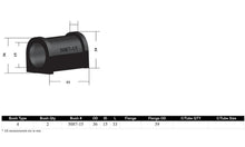Load image into Gallery viewer, Whiteline Sway Bar Mount Bushing Kit Subaru WRX Sedan/ Wagon (2000-2008) [15mm] Rear - W0406-15 - Default Title Alternate Image