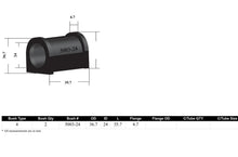 Load image into Gallery viewer, Whiteline Sway Bar Mount Bushing Kit Mitsubishi Outlander (2006-2012) [24mm] Rear - KSK003-24 - Default Title Alternate Image