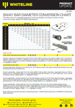Load image into Gallery viewer, Whiteline Sway Bars Subaru WRX GE/ H (2007-2011) [22mm] Front &amp; Rear Set - Front Alternate Image