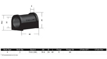 Load image into Gallery viewer, Whiteline Sway Bar Mount Bushing Kit Subaru WRX/ WRX STi (2007-2011) [24mm] Rear - KSK074-24 Alternate Image
