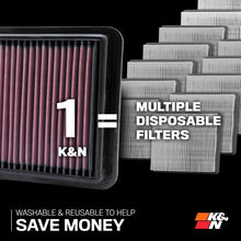 Load image into Gallery viewer, K&amp;N Air Filter BMW 520 / 523 / 525 / 530 / 540 / 550e / 735i / 740i / 750e / M740dX / M760eX (23-25) 33-3188 - Default Title Alternate Image
