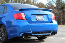 Load image into Gallery viewer, Invidia N1 Exhaust Subaru WRX / STI Sedan (2008-2014) Dual Muffler Catback w/ Resonator - Polished or Titanium Blue Tip - Polished Alternate Image