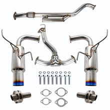 Load image into Gallery viewer, Invidia N1 Exhaust Subaru WRX (22-23) Dual or Single Exit Catback - Polished or Titanium Blue/Burnt Tips Alternate Image