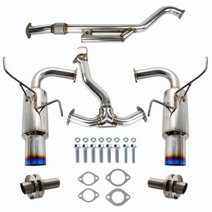 Invidia N1 Exhaust Subaru WRX (22-23) Dual or Single Exit Catback - Polished or Titanium Blue/Burnt Tips