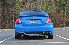 Load image into Gallery viewer, Invidia N1 Exhaust Subaru WRX / STI Sedan (2008-2014) Dual Muffler Catback w/ Resonator - Polished or Titanium Blue Tip - Polished Alternate Image