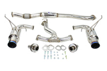 Load image into Gallery viewer, Invidia N1 Exhaust Subaru WRX / STI Sedan (2008-2014) Dual Muffler Catback w/ Resonator - Polished or Titanium Blue Tip - Polished Alternate Image