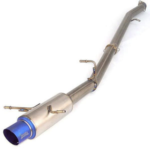 Invidia Full Titanium Exhaust Subaru WRX / WRX STI (02-07) Catback w/ Blue Burnt Tip