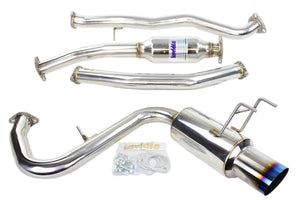 Invidia N1 Exhaust Honda Civic 1.5T Coupe / Sedan (16-21) Catback w/ Titanium Blue Tips