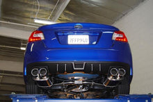 Load image into Gallery viewer, Invidia Q300 Exhaust Subaru WRX / WRX STi Sedan (15-21) Catback w/ Rolled Quad Polished or Titanium Blue Tips - Polished Alternate Image
