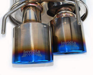 Invidia Q300 Exhaust Lexus RC350/RC200T (15-21) w/ Quad Rolled Polished or Titanium Blue Tips