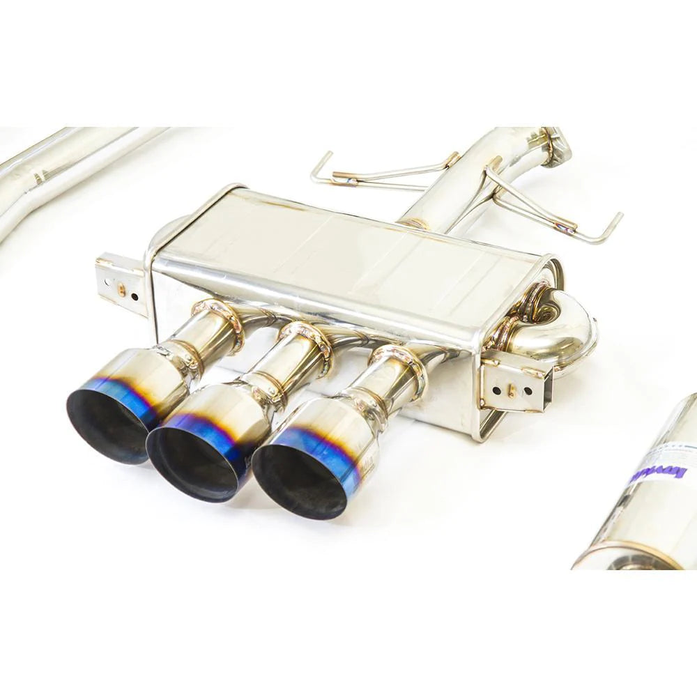 Invidia Q300 Cat-Back Exhaust 2017-2021 Honda Civic Hatchback Sport (Burnt Titanium tips)