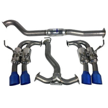 Load image into Gallery viewer, Invidia R400 Gemini Exhaust Subaru WRX / WRX STI Sedan (08-14) Full Titanium Catback w/ Quad Blue Burnt Tip - Default Title Alternate Image
