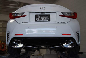 Invidia Q300 Exhaust Lexus RC350/RC200T (15-21) w/ Quad Rolled Polished or Titanium Blue Tips