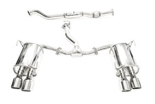 Load image into Gallery viewer, Invidia Q300 Exhaust Subaru WRX (22-23) 3" Catback w/ Single Layer or Rolled Quad Polished or Titanium Blue Tips - Rolled / Polished Alternate Image