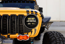 Load image into Gallery viewer, Attica 4x4 Full LED Headlights Jeep Gladiator JT (20-25) Sequential Turn Signal &amp; LED Glow Bar CHATT0771-H6-GBC-SQ Alternate Image