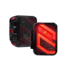 Load image into Gallery viewer, Xprite LED Tail Light Assembly Savage Series Jeep Gladiator JT (2020-2022) Black/Smoke Alternate Image