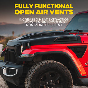 Xprite Heat Dispersion Hood Jeep Wrangler JL (2018-2022) Avenger Series