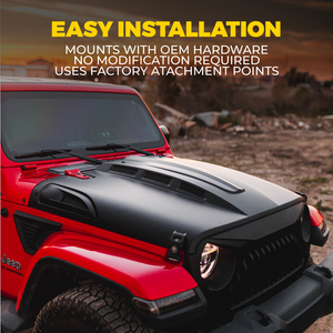 Xprite Heat Dispersion Hood Jeep Wrangler JL (2018-2022) Avenger Series