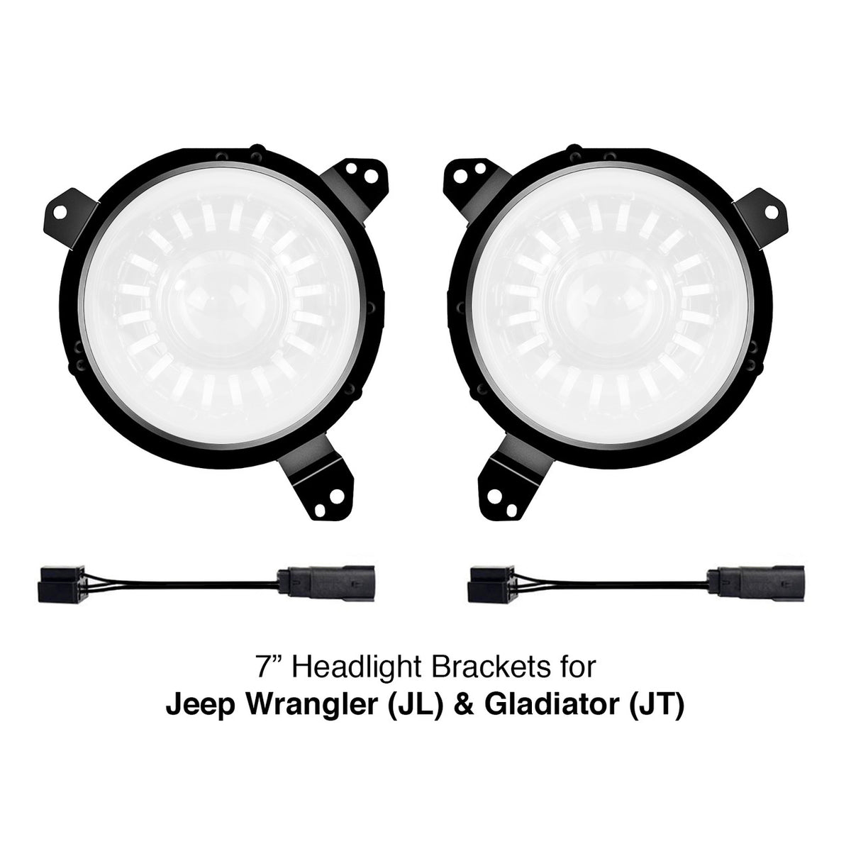 XKGlow Universal Mounting Brackets Jeep Wrangler JL & Gladiator JT Mod ...