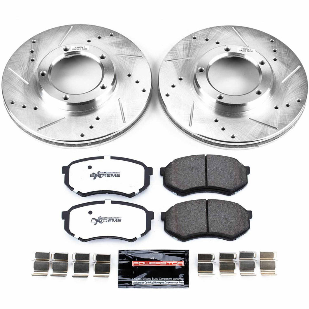 PowerStop Z36 Front Brake Kit Toyota Tacoma (95–04) Performance Rotors & Pads w/ or w/ Out Calipers