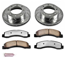 Load image into Gallery viewer, PowerStop Z36 Rear Brake Kit Ford F250 / F350 Super Duty (1999) Performance Rotors &amp; Pads K1885-36 Alternate Image