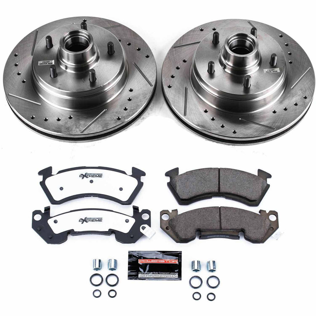 PowerStop Z26 Front Brake Kit Chevy Caprice (91-93) Impala SS (94-96) Performance Rotors & Pads K2937-26
