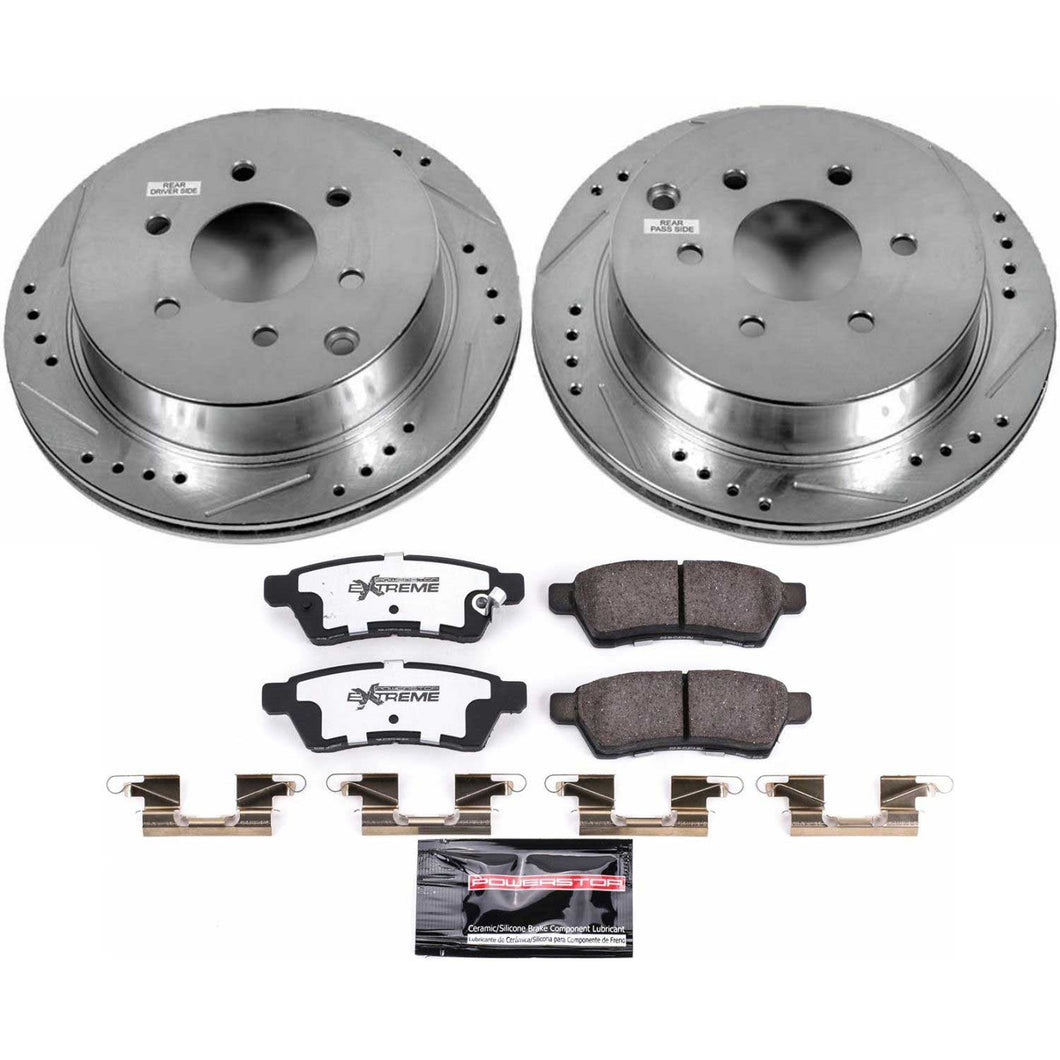 PowerStop Z36 Rear Brake Kit Suzuki Equator (09-12) Performance Rotors & Pads K4621-36