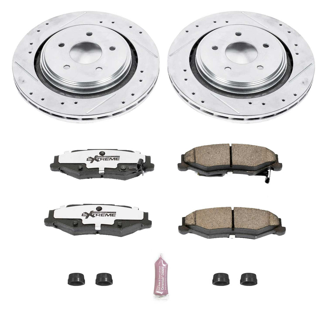 PowerStop Z26 Brake Kit Rear Cadillac XLR / XLR-V Supercharged (06-09) Performance Rotors & Pads K5159-26