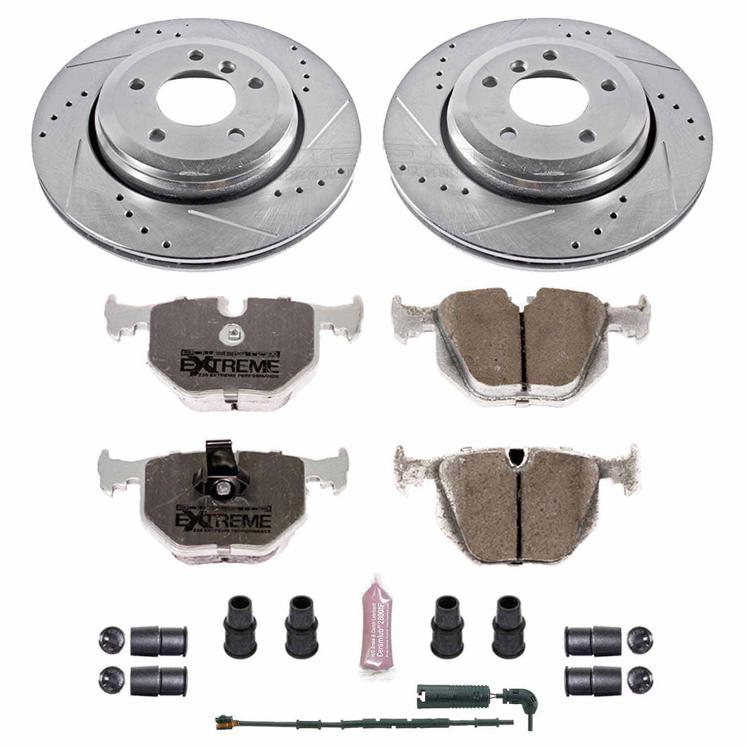 PowerStop Z26 Rear Brake Kit BMW 330Ci (01-06) 330i / 330xi (01-05) Performance Rotors & Pads K5729-26