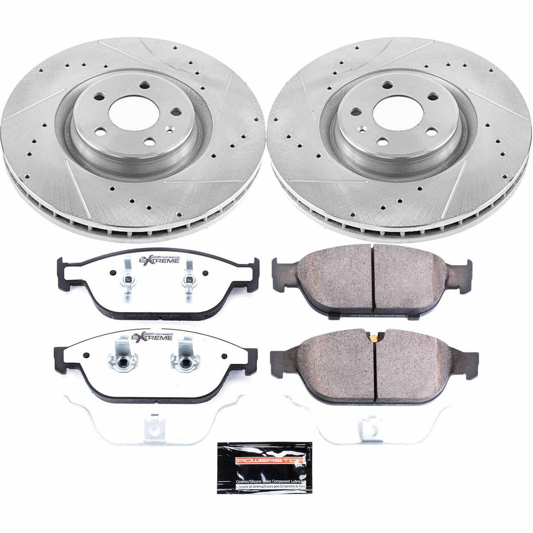 PowerStop Z26 Front Brake Kit Audi A6 Quattro (12-18) A6 (16-18) A7 Quattro (12-18) Performance Rotors & Pads K6129-26