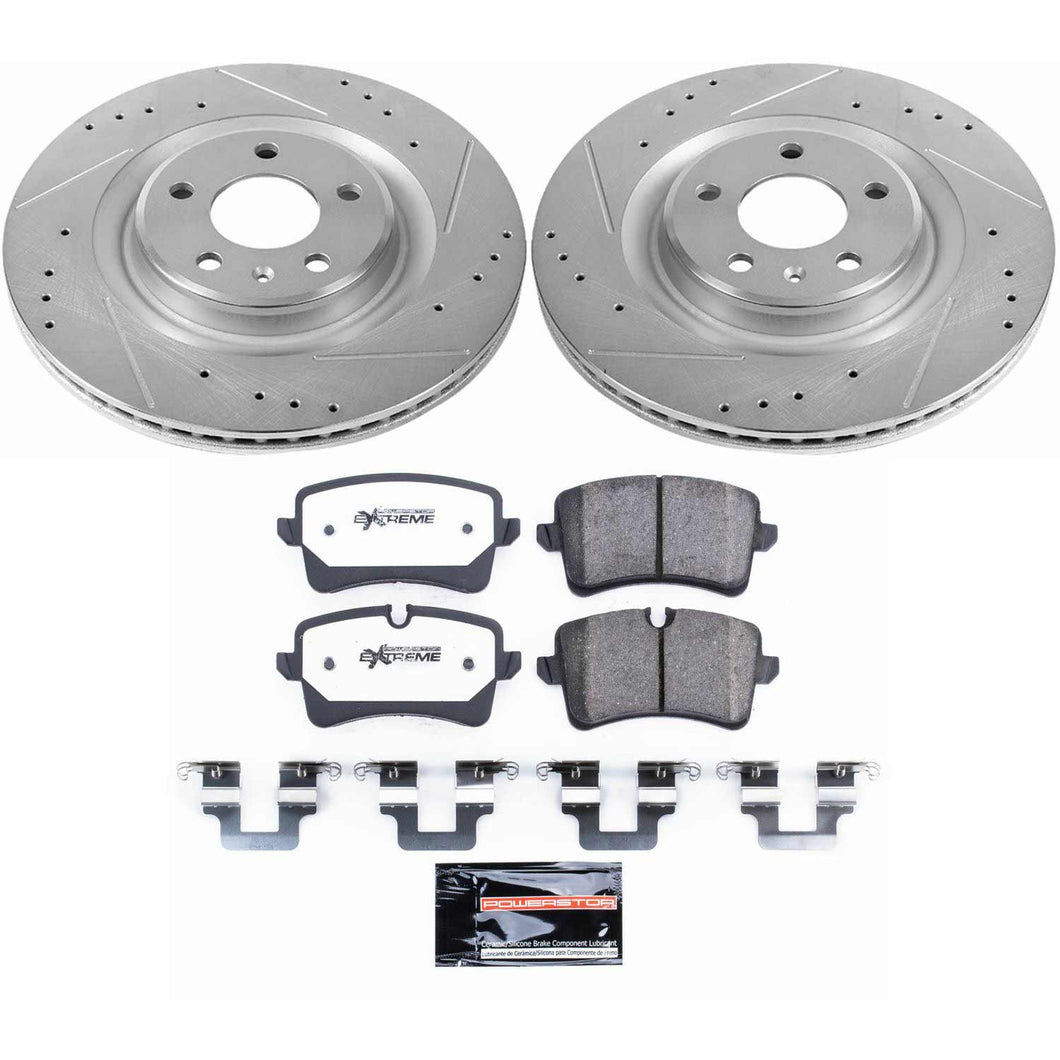 PowerStop Z26 Rear Brake Kit Audi A6 (12-18) A6 Quattro (13-15) A7 Quattro (13-18) Performance Rotors & Pads PSBK6139-26