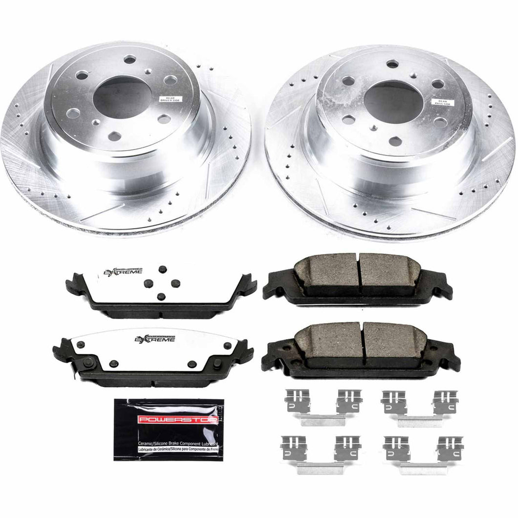 PowerStop Z36 Rear Brake Kit Chevy Suburban / Tahoe (15-20) GMC Yukon (15-20) Performance Rotors & Pads K6562-36