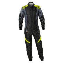 Load image into Gallery viewer, OMP KS-2X Art Suit for Kids [FIA 8877-2022] Black Fluo Yellow - 120 cm Alternate Image
