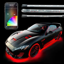 Load image into Gallery viewer, XKGlow Underglow + Interior Led Accent Light Kits for Cars w/ XKChrome Smartphone App - Mini/ Standard/ Advance/ Pro Alternate Image